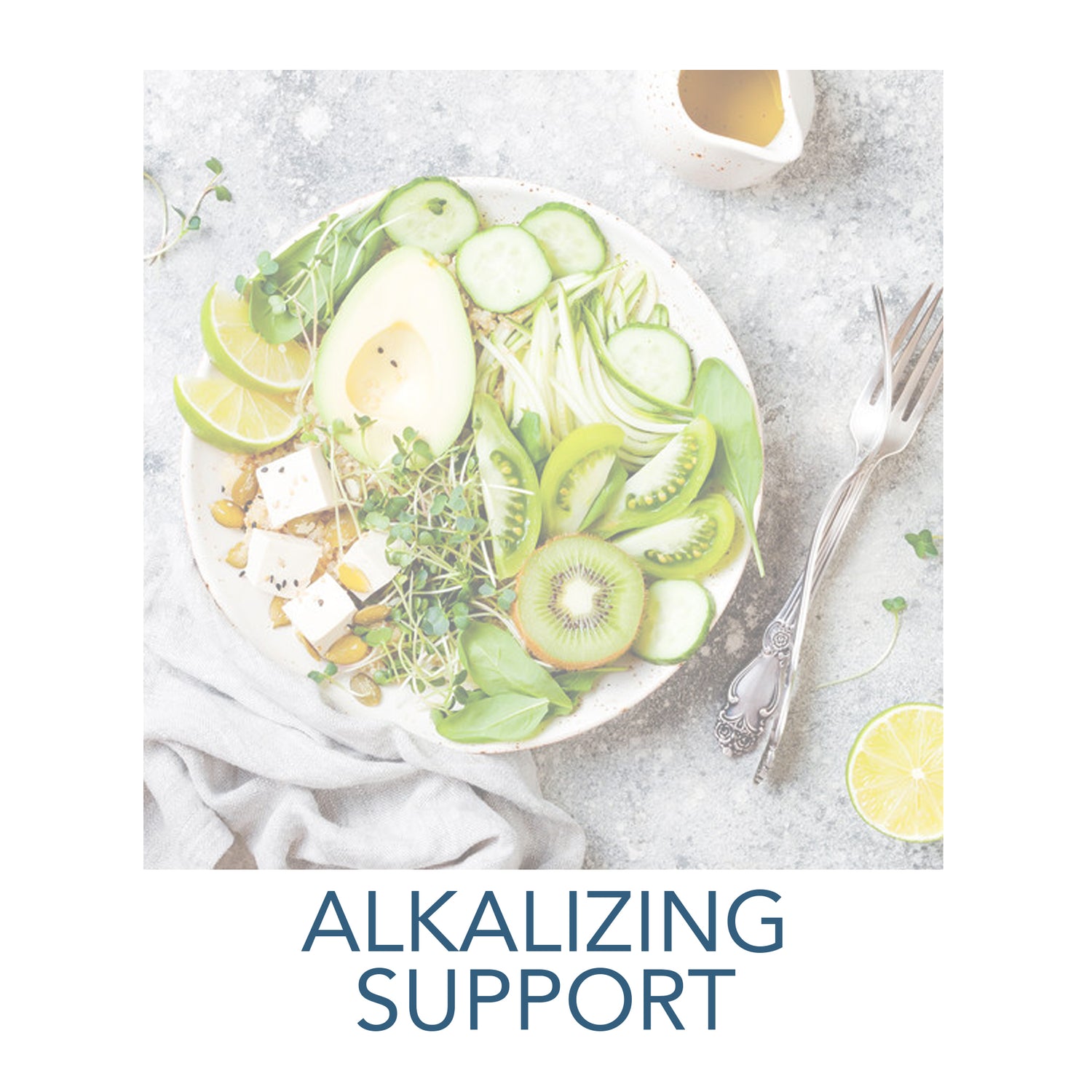 Alkalizing Support